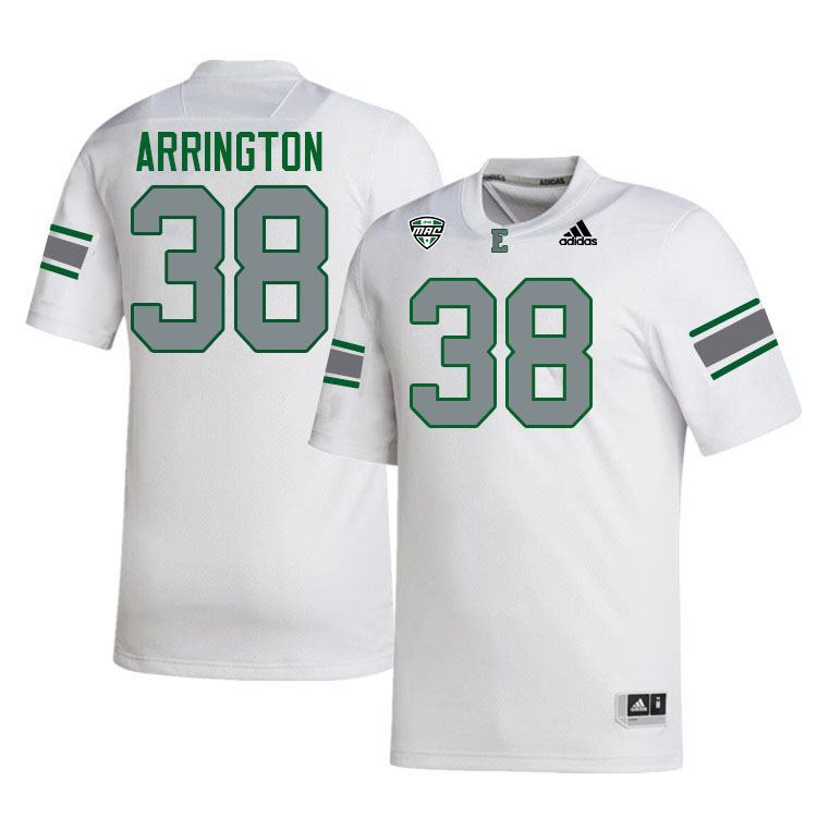 Eastern Michigan Eagles #38 Chase Arrington College Football Jerseys Stitched Sale-White